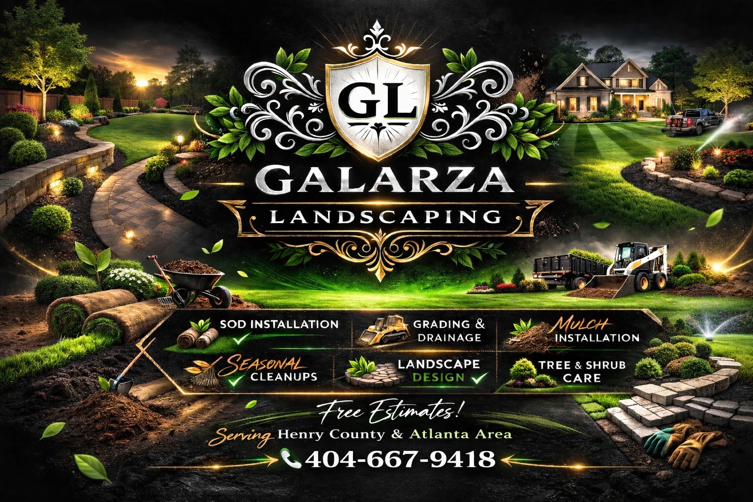 Galarza Landscaping Logo